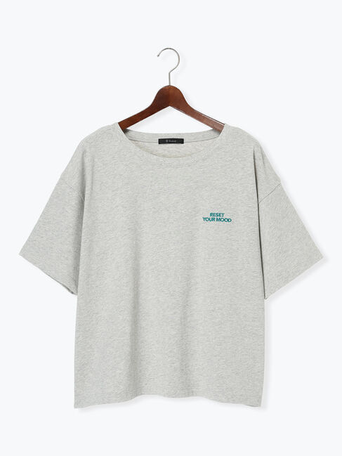 Te chichi「胸刺繍&バックプリントBIGTシャツ」|Tシャツ・カットソー|