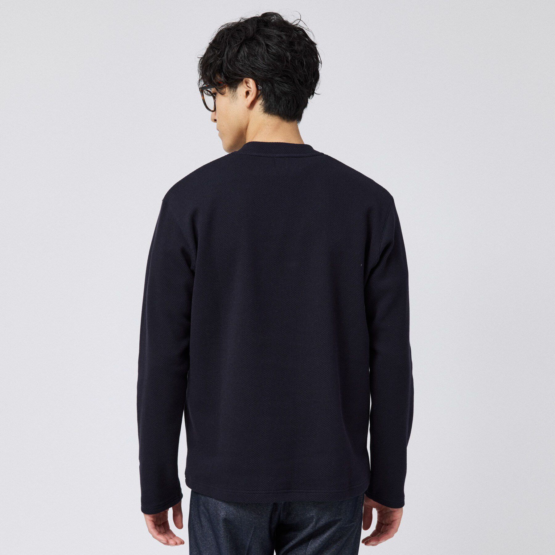TAKEO KIKUCHI「【日本製】メッシュ ジャージ Vネック プルオーバー」|パーカー|