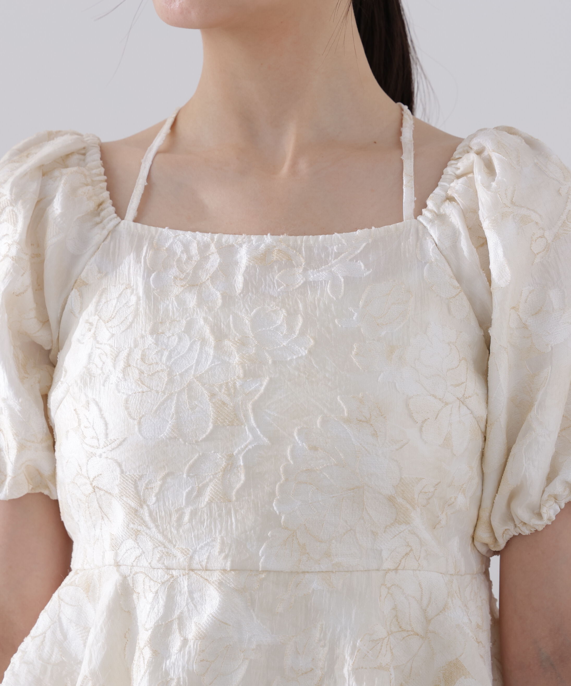 PROPORTION BODY DRESSING「バルーンスリーブペプラムセットアップ」|ワンピース|