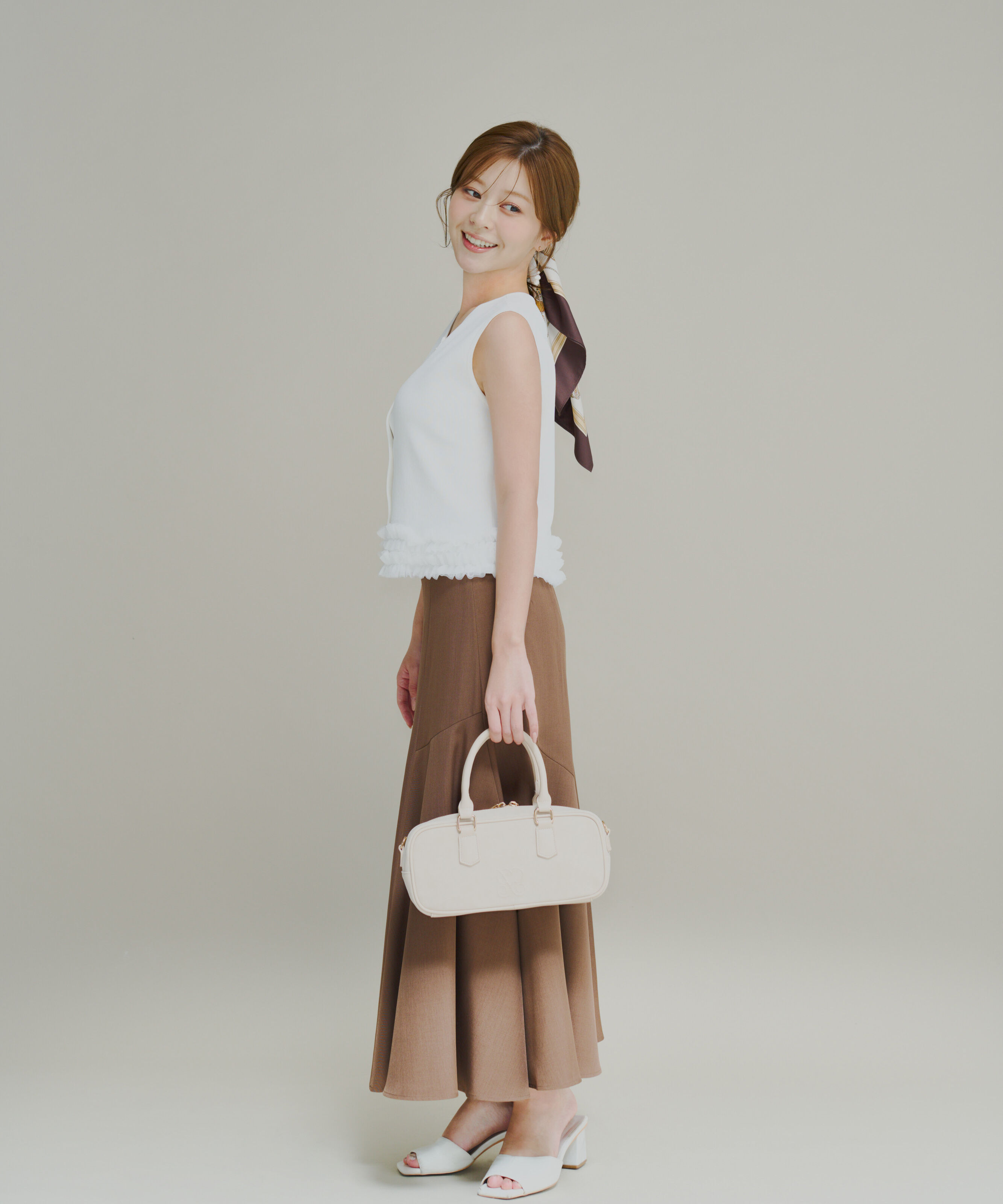PROPORTION BODY DRESSING「アシメ切替スカート」|スカート|