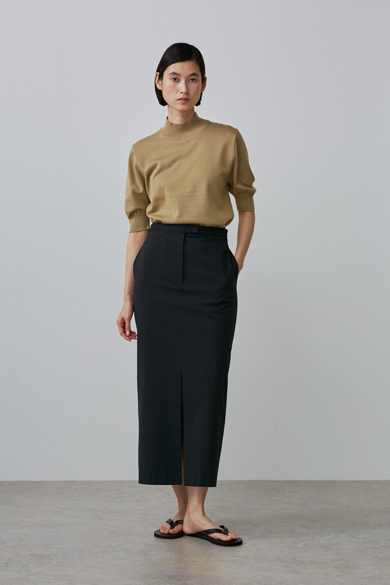 YLEVE 「YLEVE / COTTON NYLON STRETCH WEATHER SKIRT」|スカート|