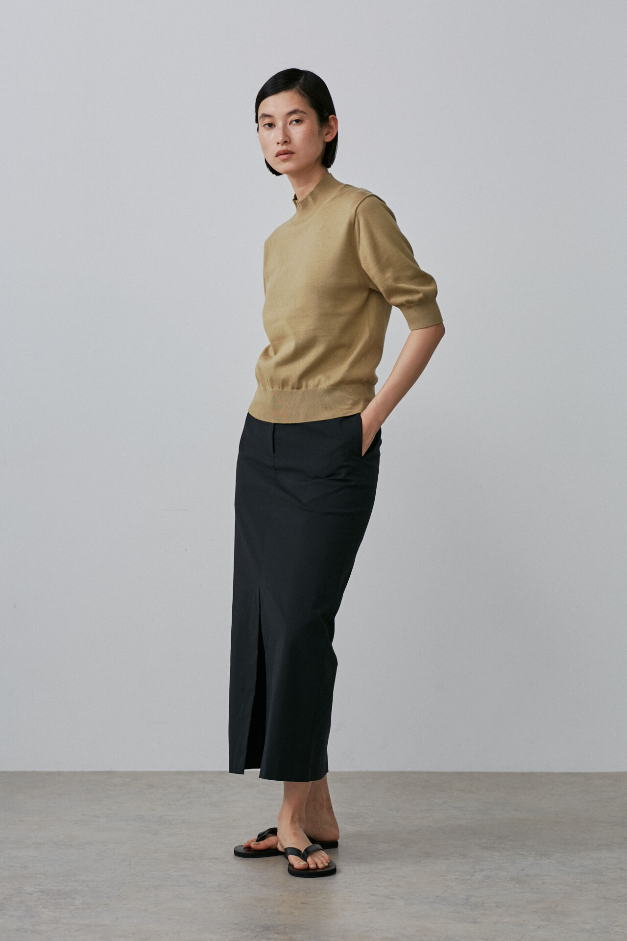 YLEVE 「YLEVE / COTTON NYLON STRETCH WEATHER SKIRT」|スカート|