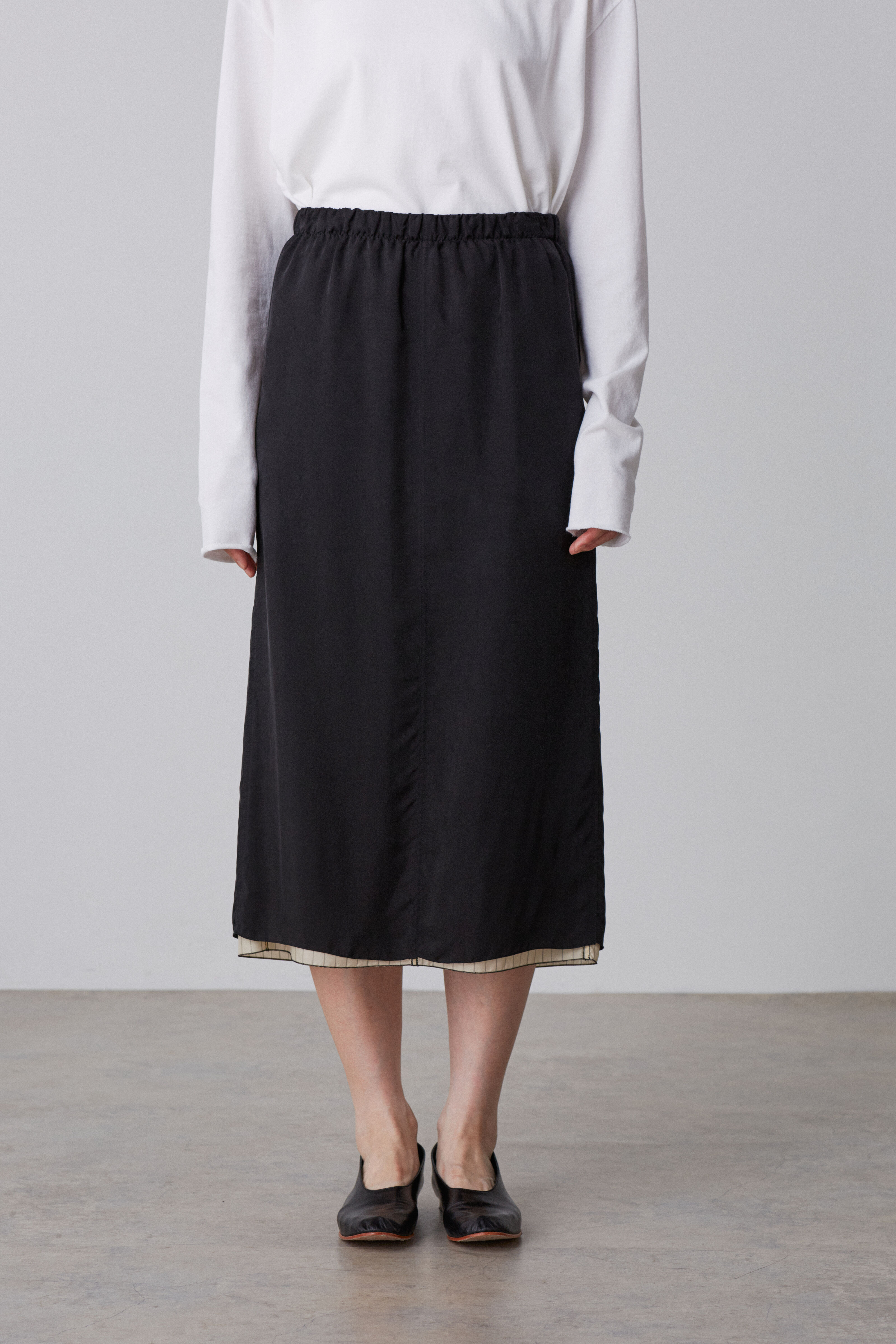 YLEVE 「YLEVE / CUPRA TWILL SKIRT」|スカート|