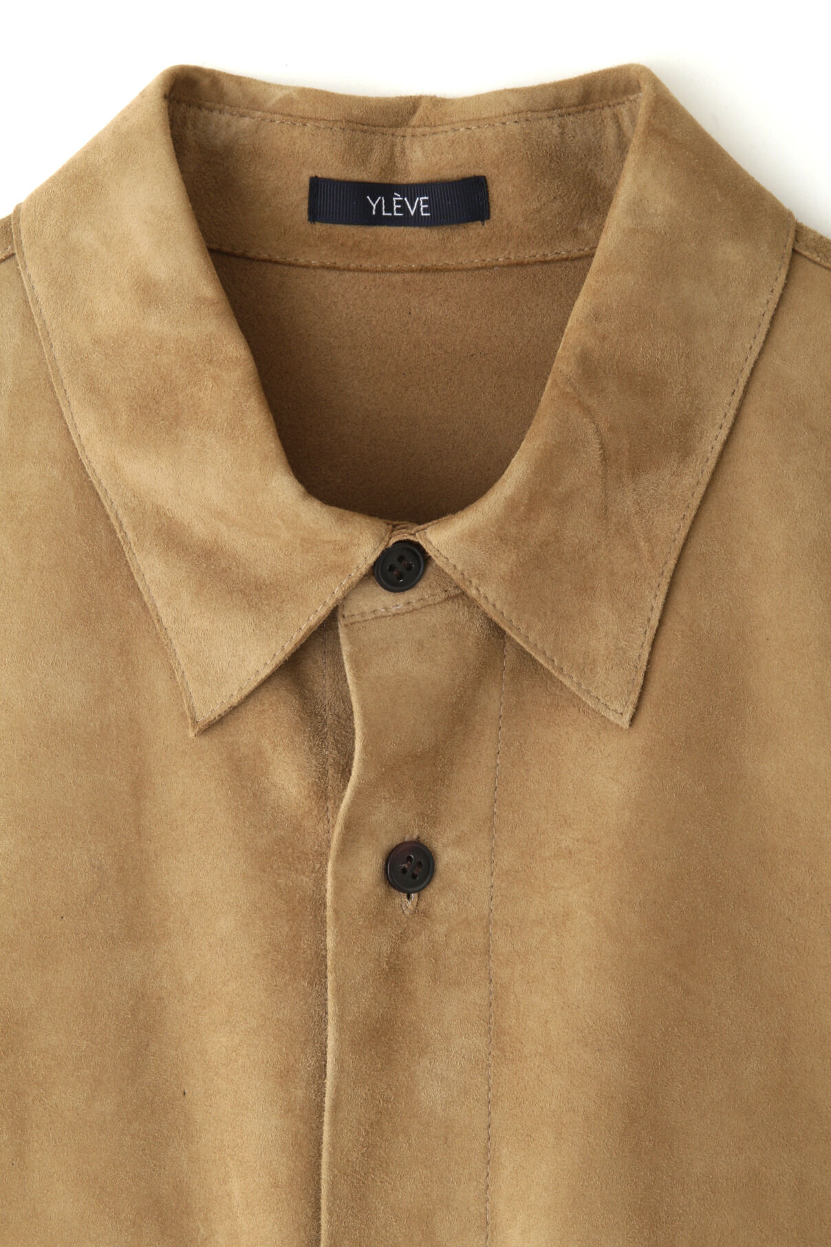 YLEVE 「YLEVE / SUEDE LEATHER SH」|シャツ・ブラウス|