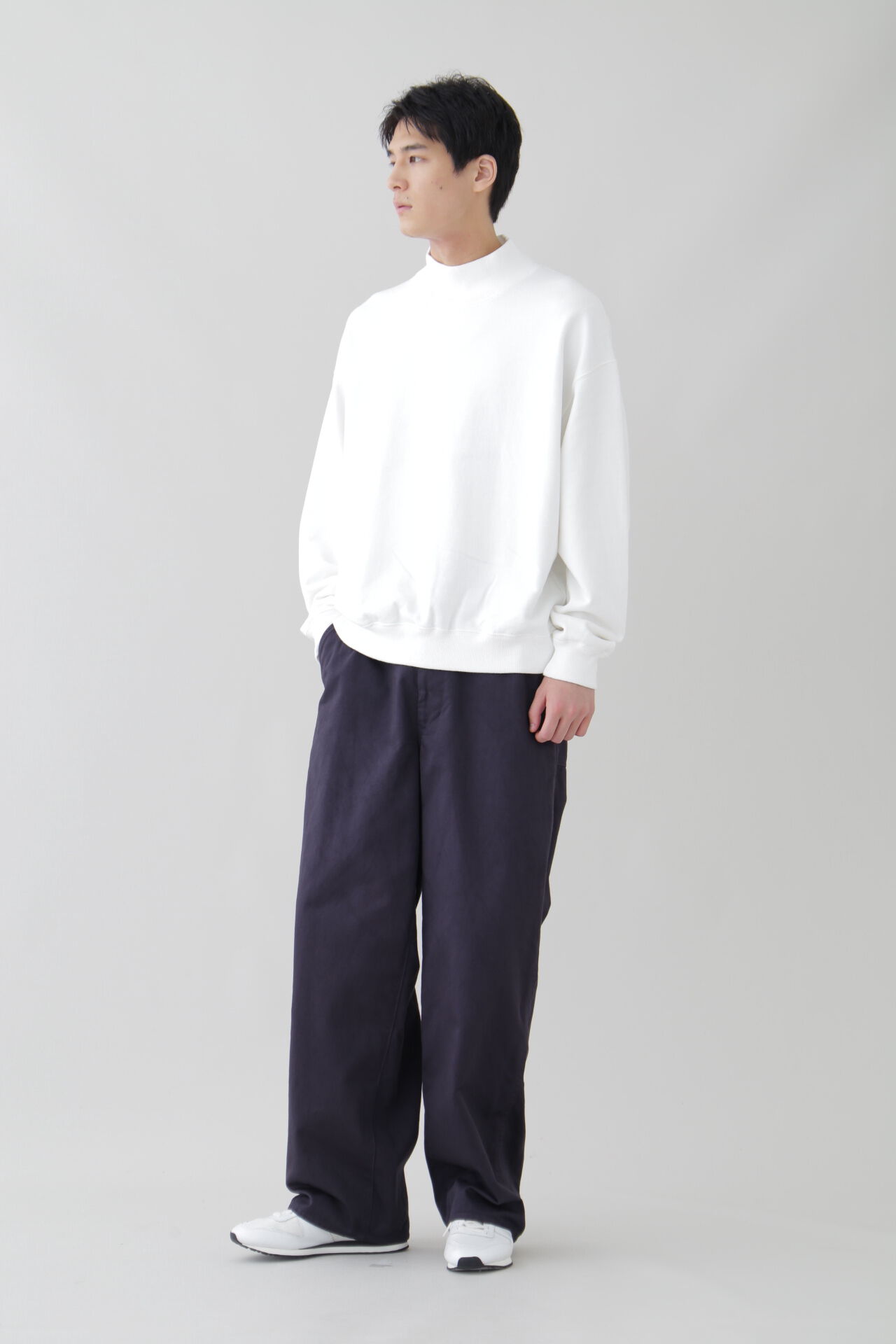 YLEVE 「Ｙ / ORGANIC COTTON BLEND HEAVY WEIGHT FLEECE TURTLE NECK」|Tシャツ・カットソー|