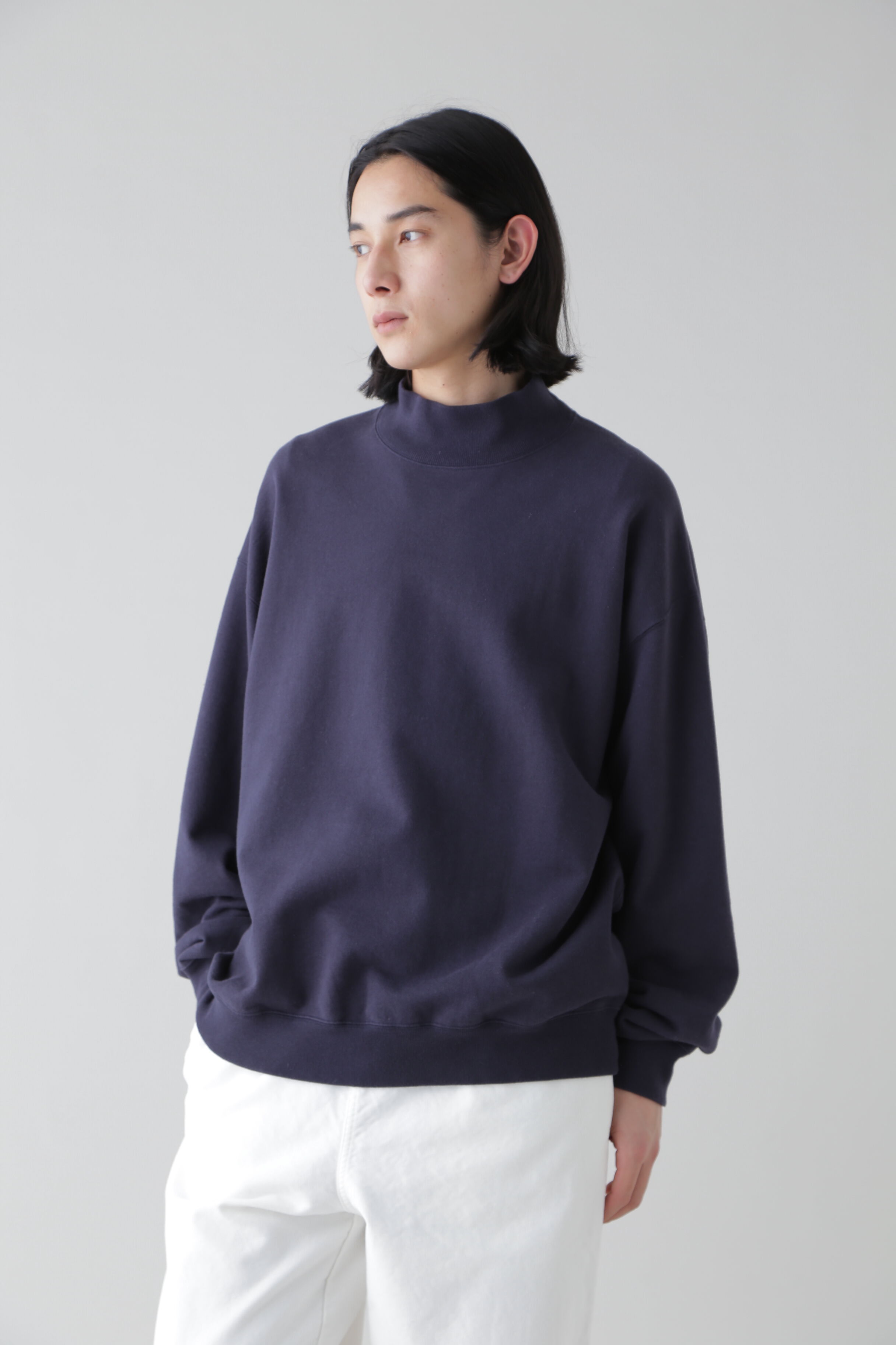 YLEVE 「Ｙ / ORGANIC COTTON BLEND HEAVY WEIGHT FLEECE TURTLE NECK」|Tシャツ・カットソー|