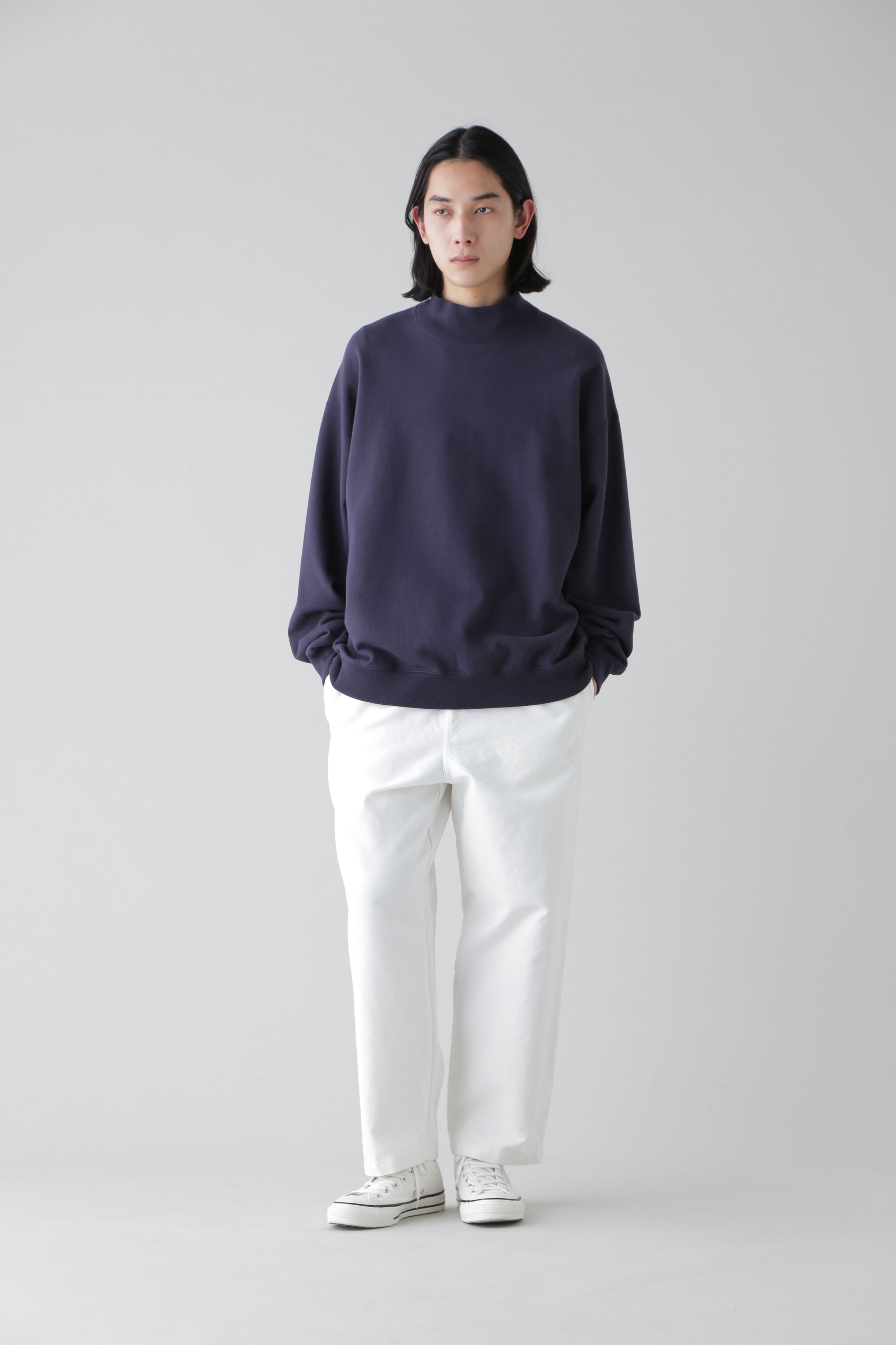 YLEVE 「Ｙ / ORGANIC COTTON BLEND HEAVY WEIGHT FLEECE TURTLE NECK」|Tシャツ・カットソー|