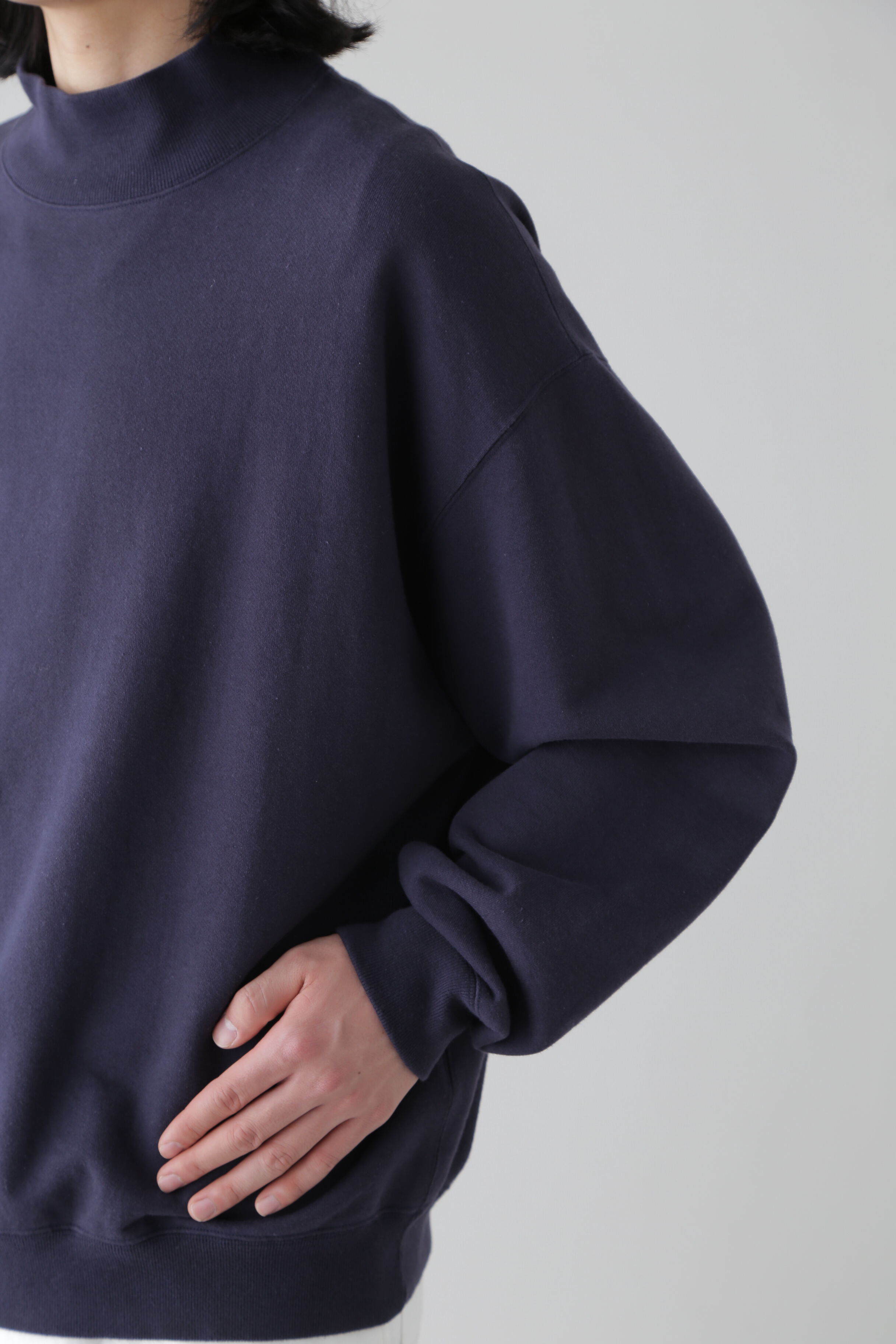 YLEVE 「Ｙ / ORGANIC COTTON BLEND HEAVY WEIGHT FLEECE TURTLE NECK」|Tシャツ・カットソー|
