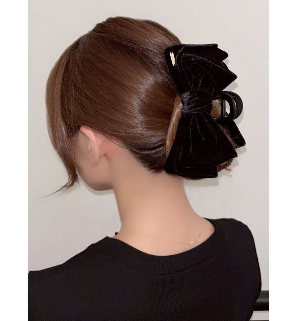 RESEXXY「ベロアリボンヘアクリップ」|その他|