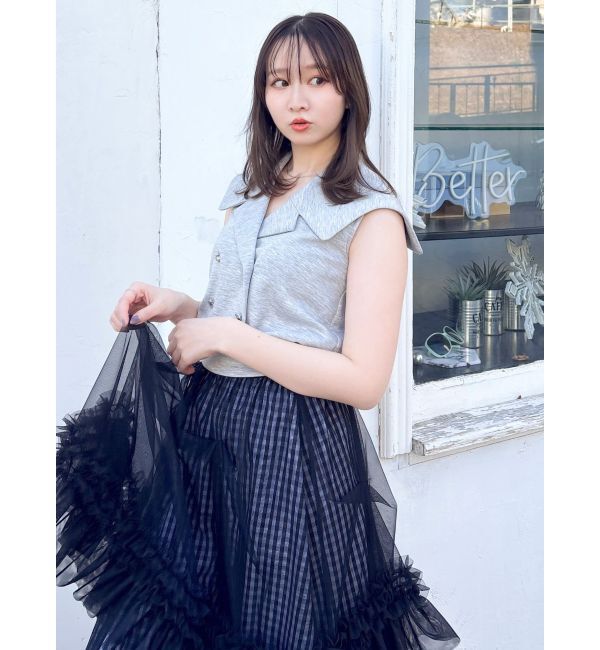 dazzlin「ノースリスウェットトップス」|Tシャツ・カットソー|