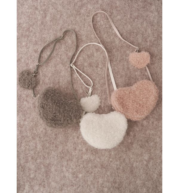 merry jenny「fluffy heart bag」|ショルダー・メッセンジャー|
