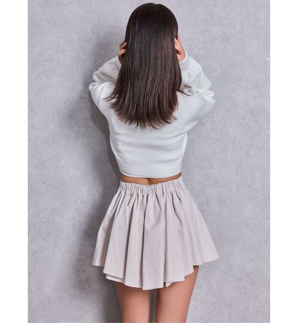 GYDA「HEM Symmetryメッシュスカートライクショートパンツ」|スカート|