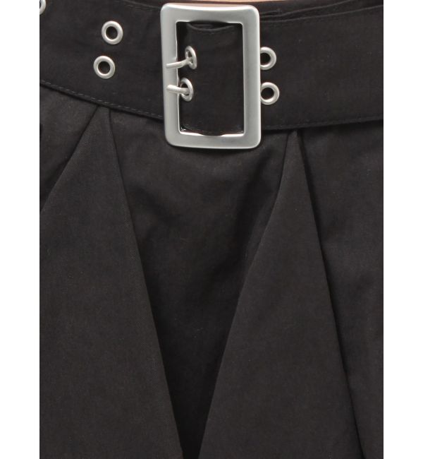 GYDA「HEM Symmetryメッシュスカートライクショートパンツ」|スカート|