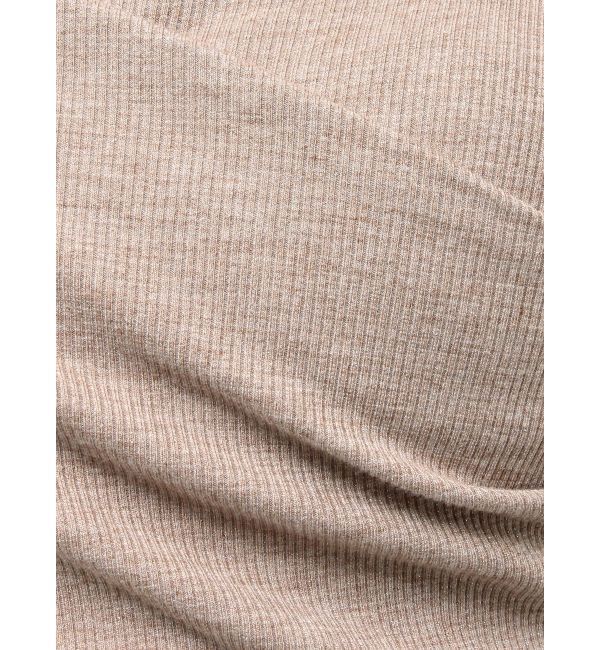 GYDA「ラメテレコカシュクールデザインオフショルトップス」|Tシャツ・カットソー|