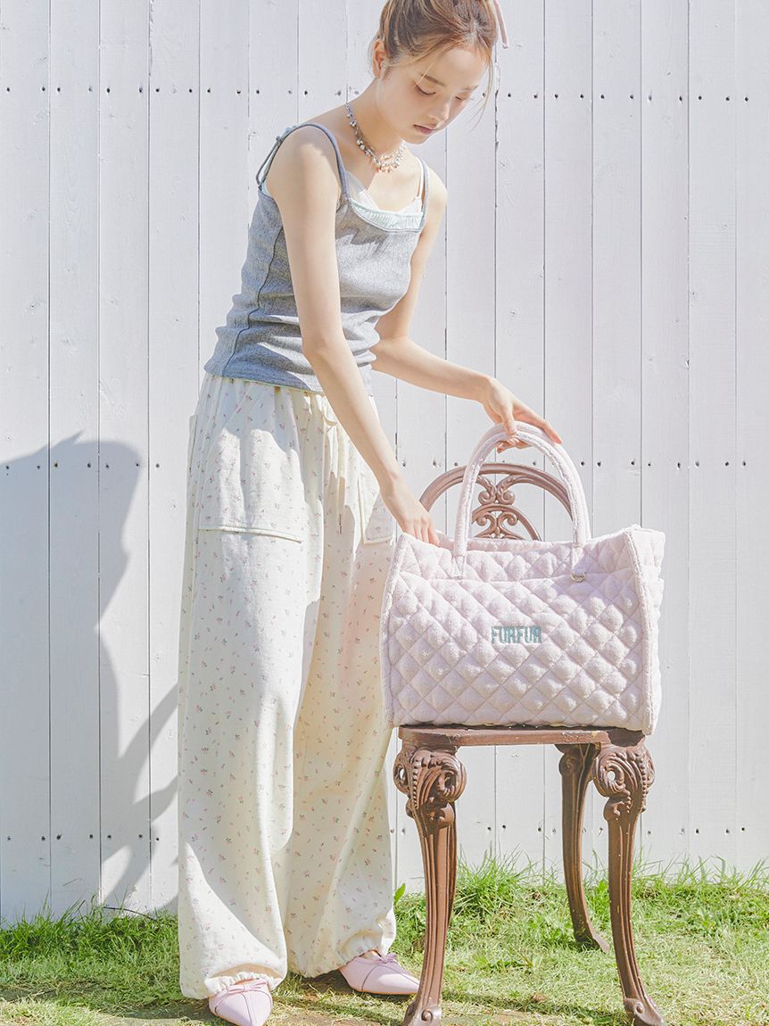 FURFUR「【限定カラー】パイルキルティングトートバッグ」|トートバッグ|