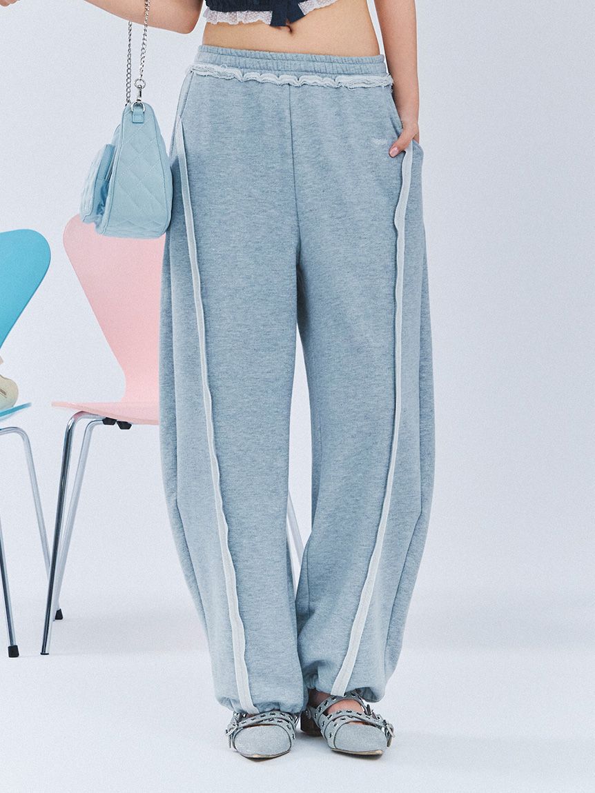 FURFUR「【WEB・一部店舗限定カラー】スウェットワイドパンツ」|チノ|GRY