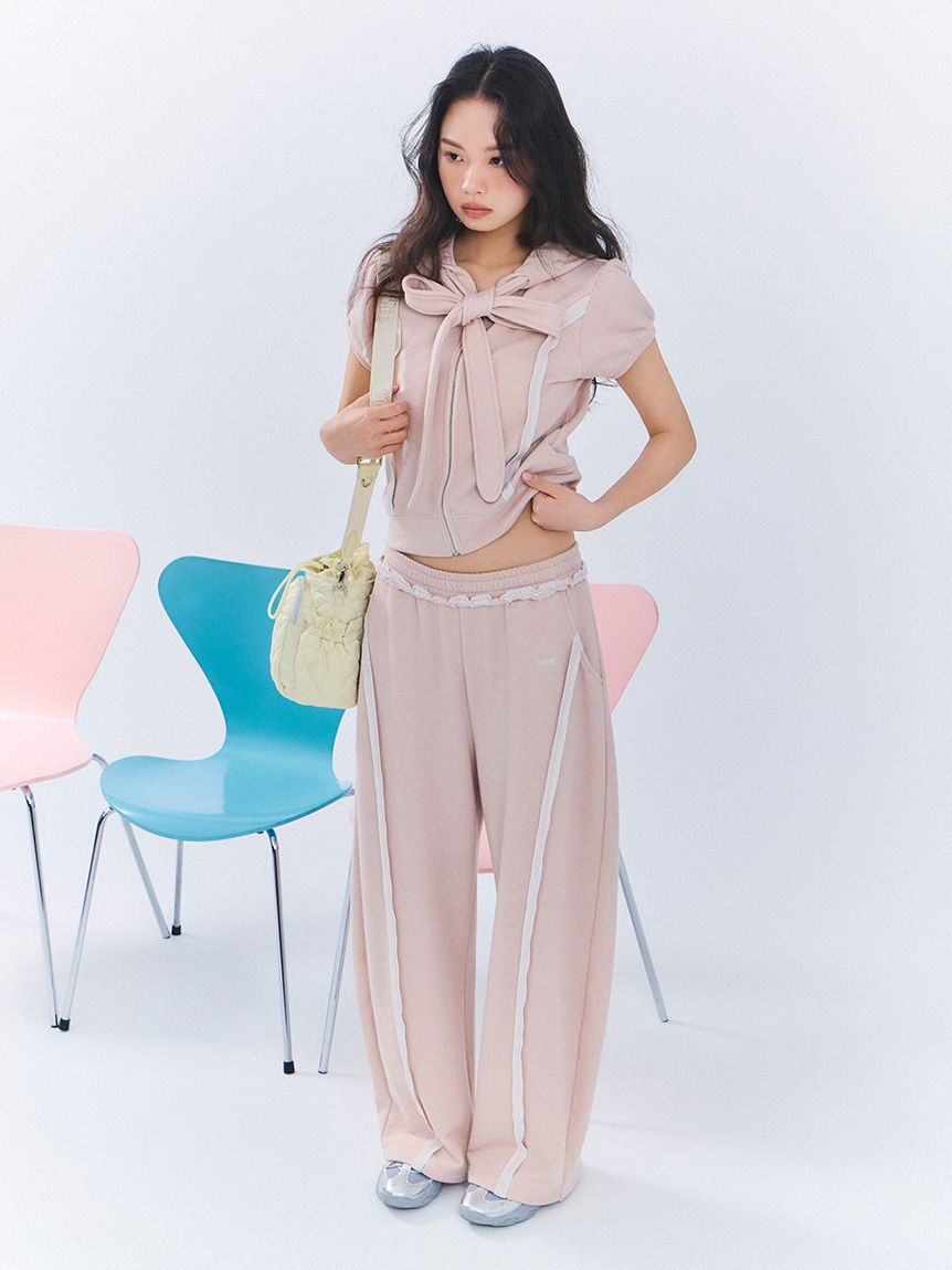 FURFUR「【WEB・一部店舗限定カラー】ハーフスリーブボウタイフーディ」|パーカー|