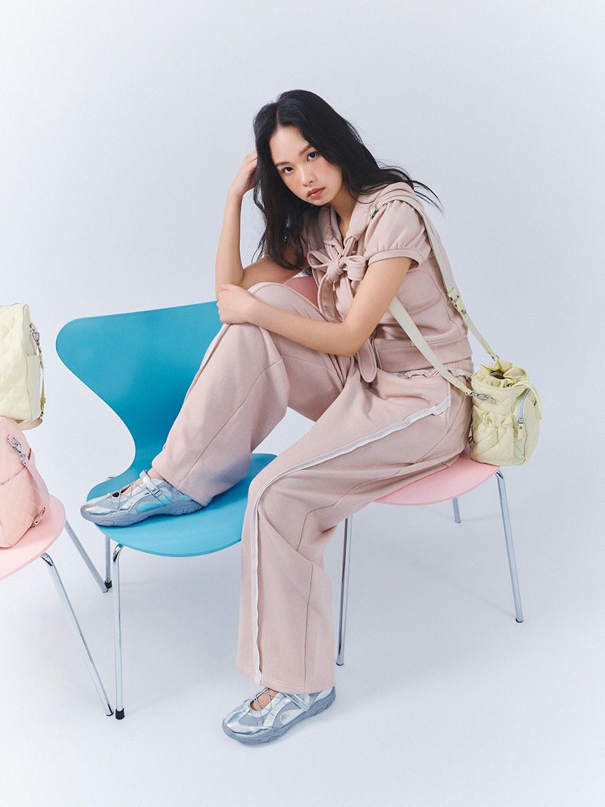 FURFUR「【WEB・一部店舗限定カラー】ハーフスリーブボウタイフーディ」|パーカー|