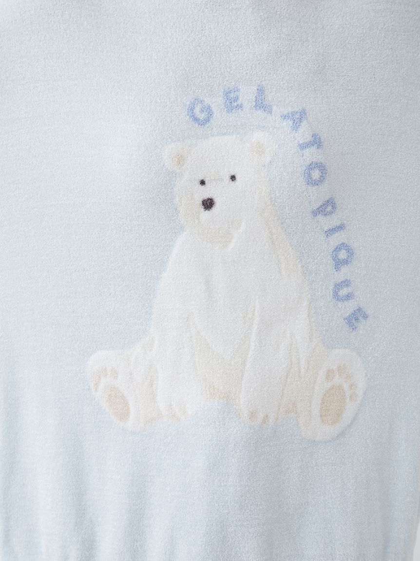 gelato pique「【ONLINE限定】【接触冷感】スムーズィーliteシーアニマルジャガードプルオーバー&ショートパンツセット」|ルームウェア|