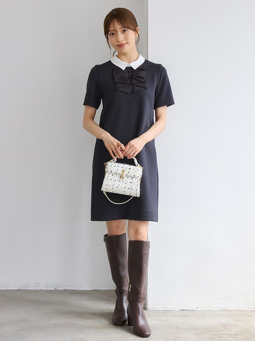 CELFORD「リボンモチーフミニワンピース」|ワンピース|
