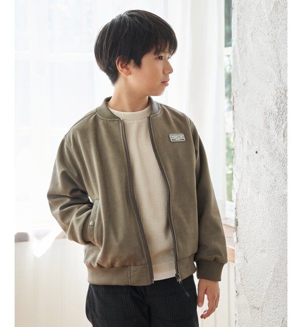 ikka kids「【親子コーデ】フェイクスエードリブブルゾン（110~160cm）」|その他|