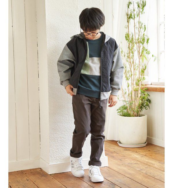 ikka kids「キルト中綿カットコンビパーカー（110~160cm）」|その他|
