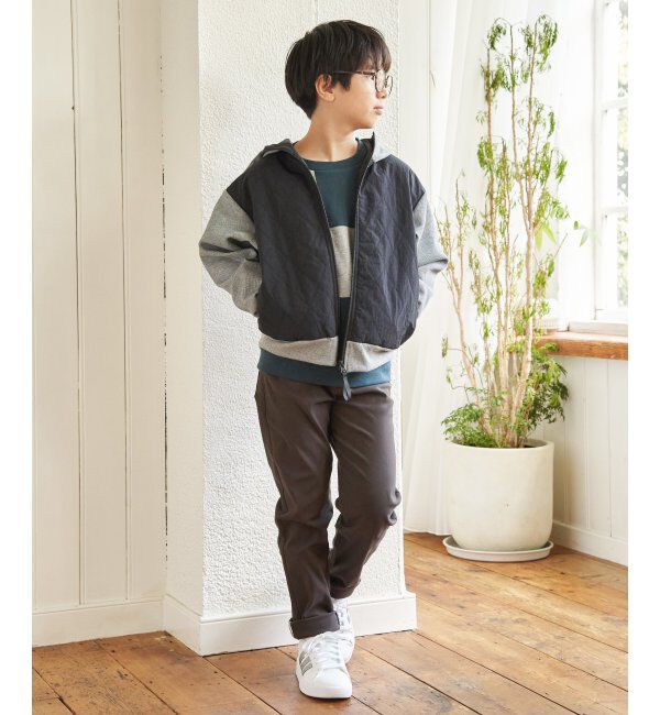 ikka kids「キルト中綿カットコンビパーカー（110~160cm）」|その他|