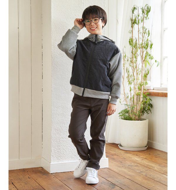 ikka kids「キルト中綿カットコンビパーカー（110~160cm）」|その他|
