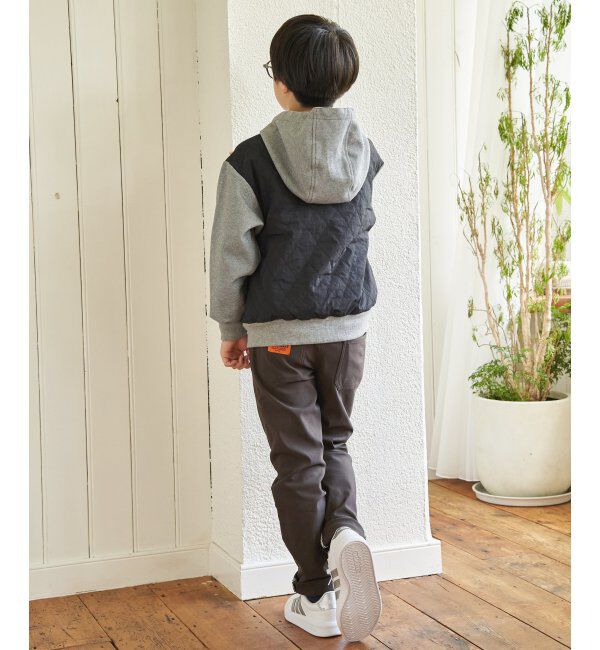 ikka kids「キルト中綿カットコンビパーカー（110~160cm）」|その他|