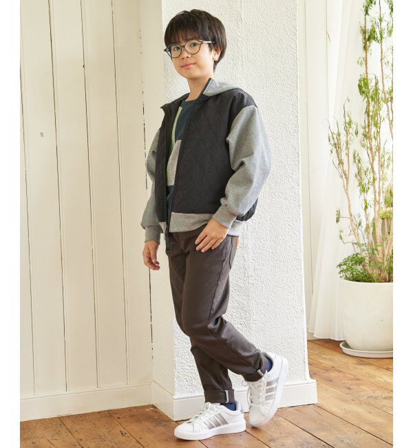 ikka kids「キルト中綿カットコンビパーカー（110~160cm）」|その他|