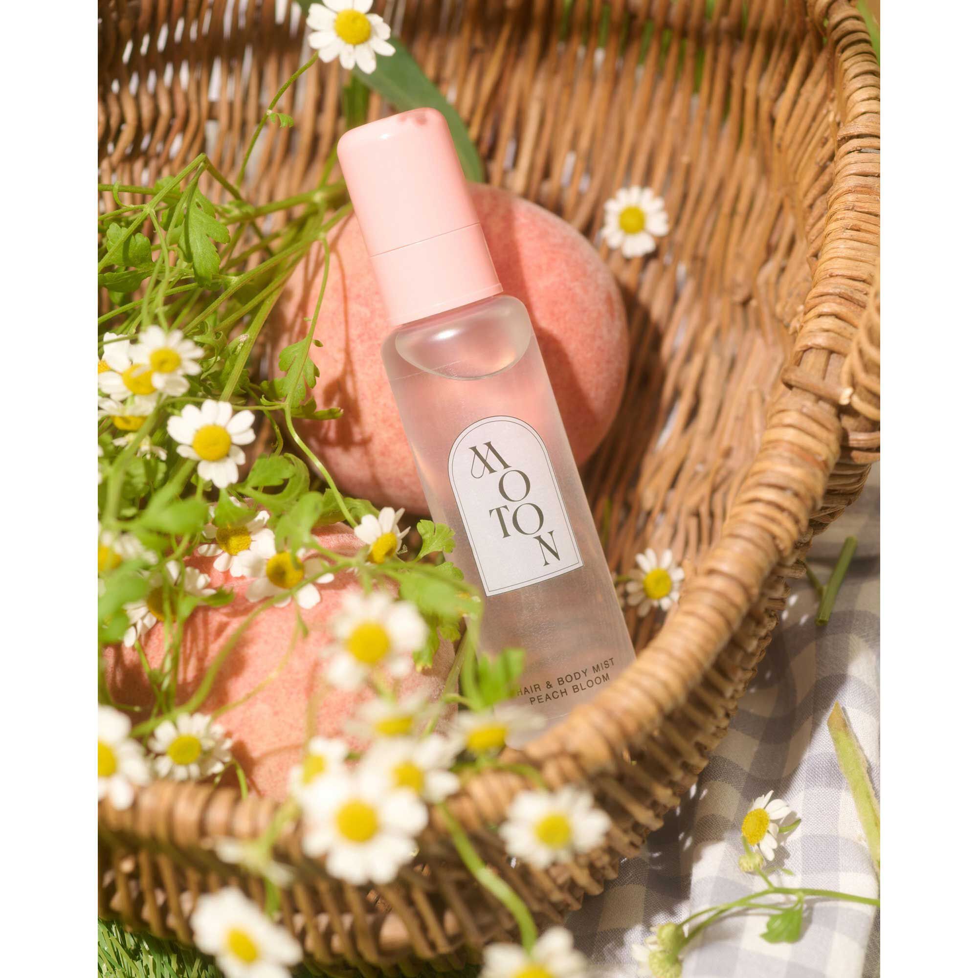  「MOTON ヘア＆ボディミスト PEACH BLOOM (80ml)」|香水・フレグランス|