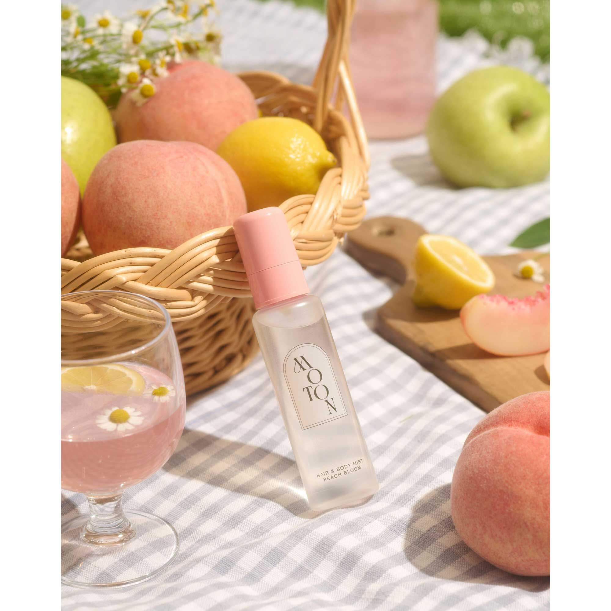  「MOTON ヘア＆ボディミスト PEACH BLOOM (80ml)」|香水・フレグランス|