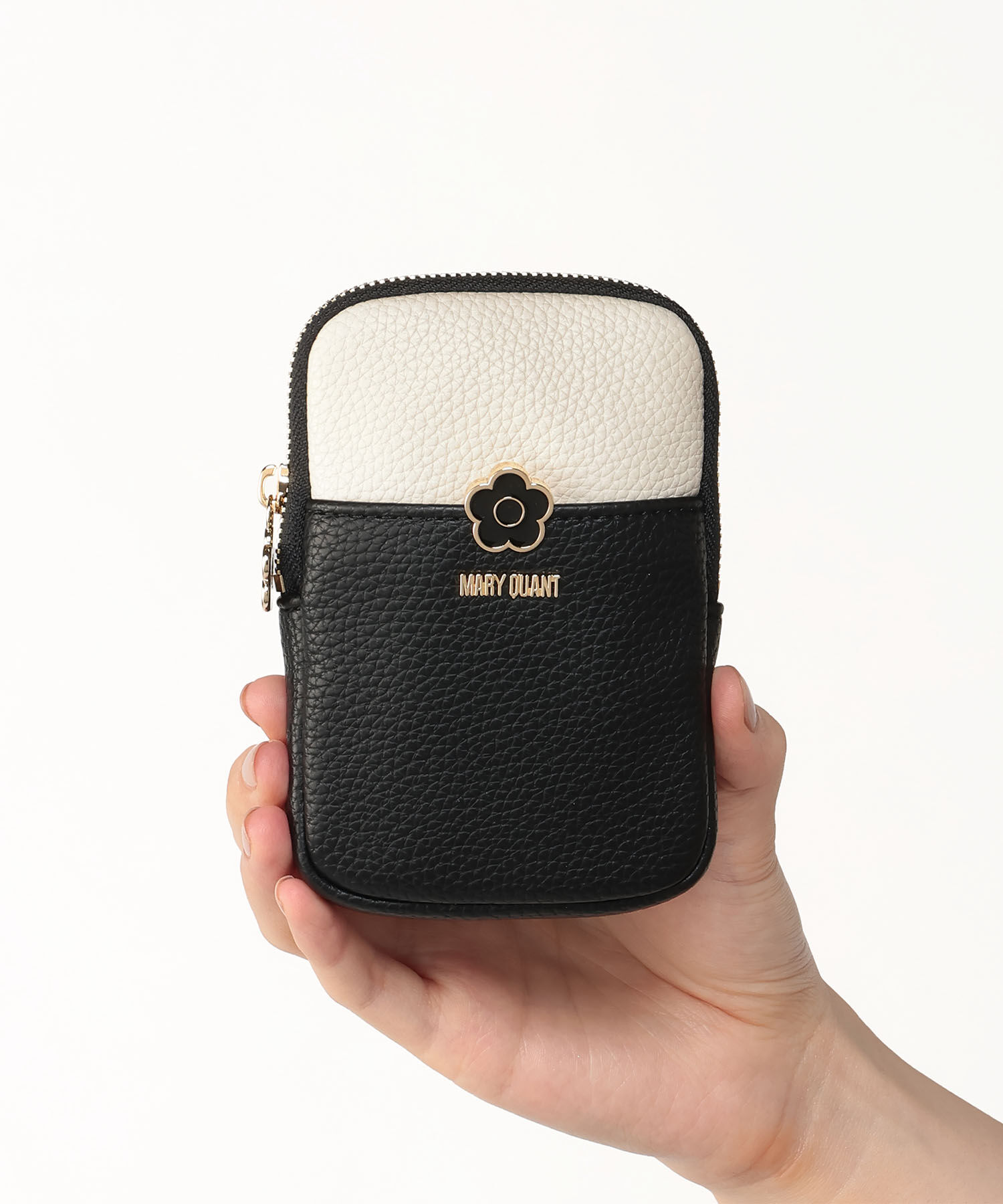 MARY QUANT「バイカラーエポデイジー リップポーチ」|ポーチ|