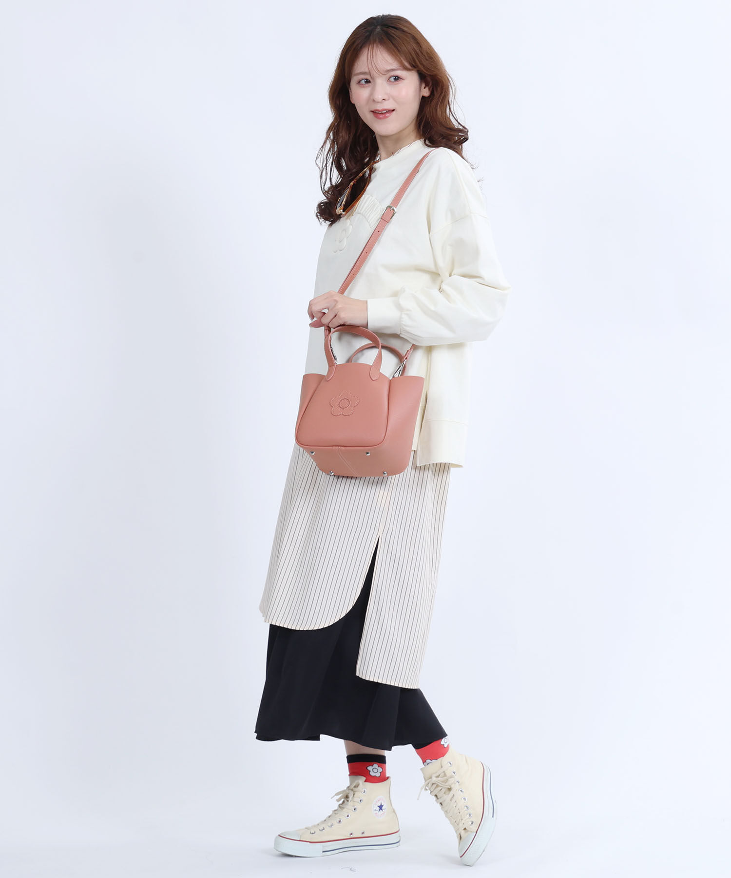 MARY QUANT「シュリンクWフェイス 2WAYミニトート」|ショルダー・メッセンジャー|