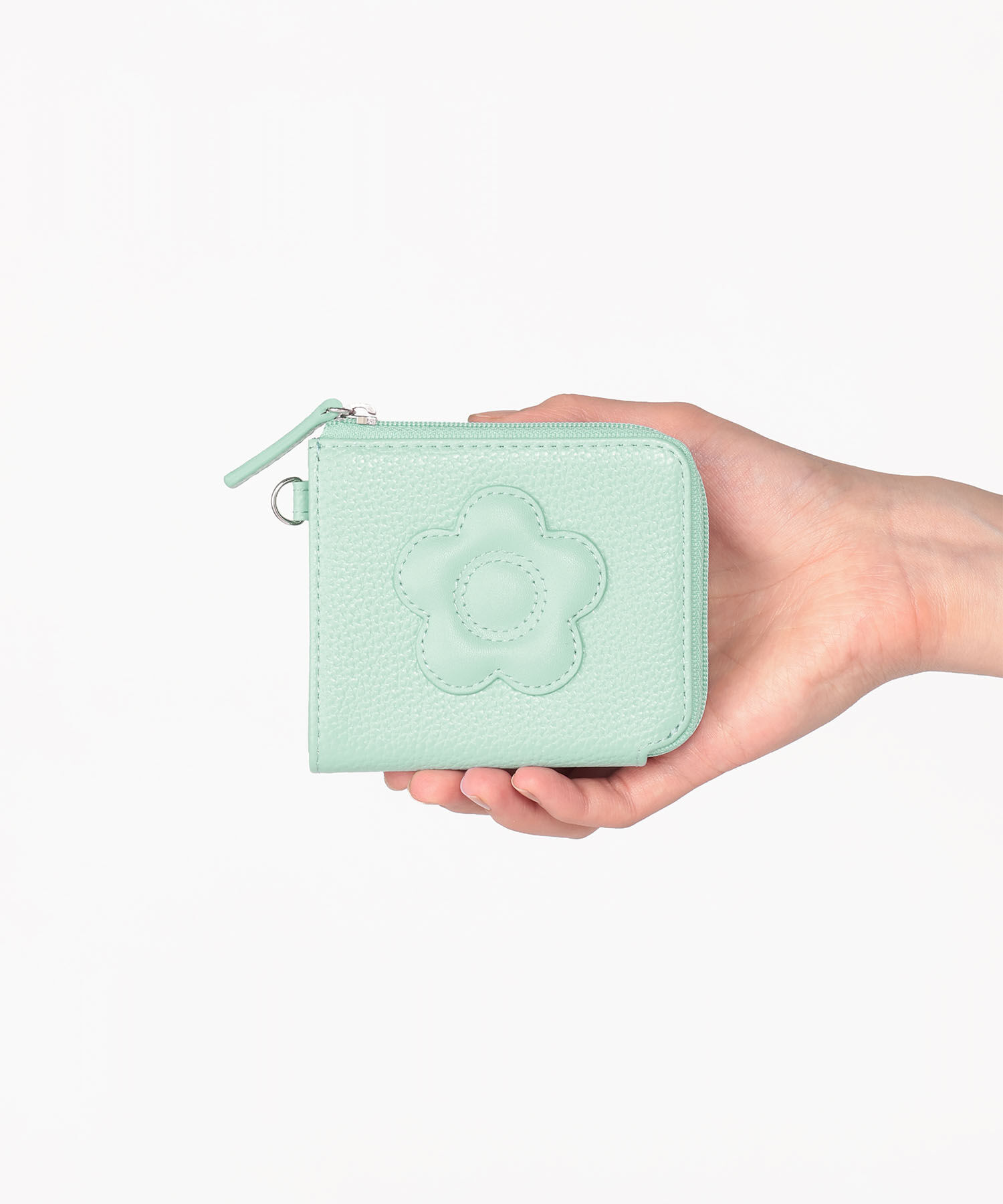 MARY QUANT「スリム ウォレット」|財布|エメラルドグリーン