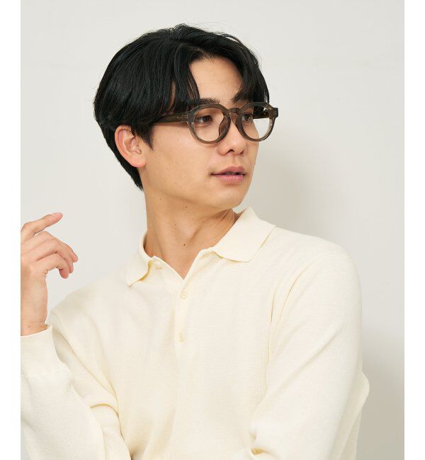  「ボストン型 メガネ | 軽量｜太縁｜黒縁｜大きめサイズ｜伊達メガネ｜ユニセックス レンズ交換券付」|メガネ|
