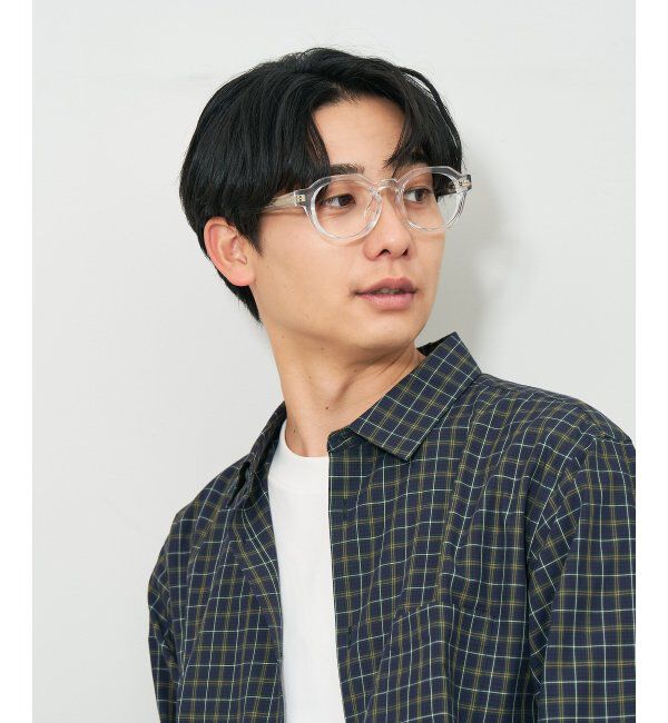  「ボストン型 メガネ | 軽量｜太縁｜黒縁｜大きめサイズ｜伊達メガネ｜ユニセックス レンズ交換券付」|メガネ|