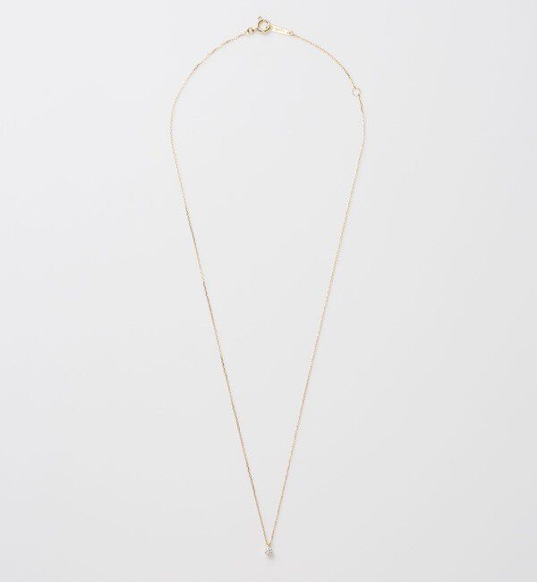 agete「K18ダイヤモンドネックレス（0.05ct）」|ネックレス|