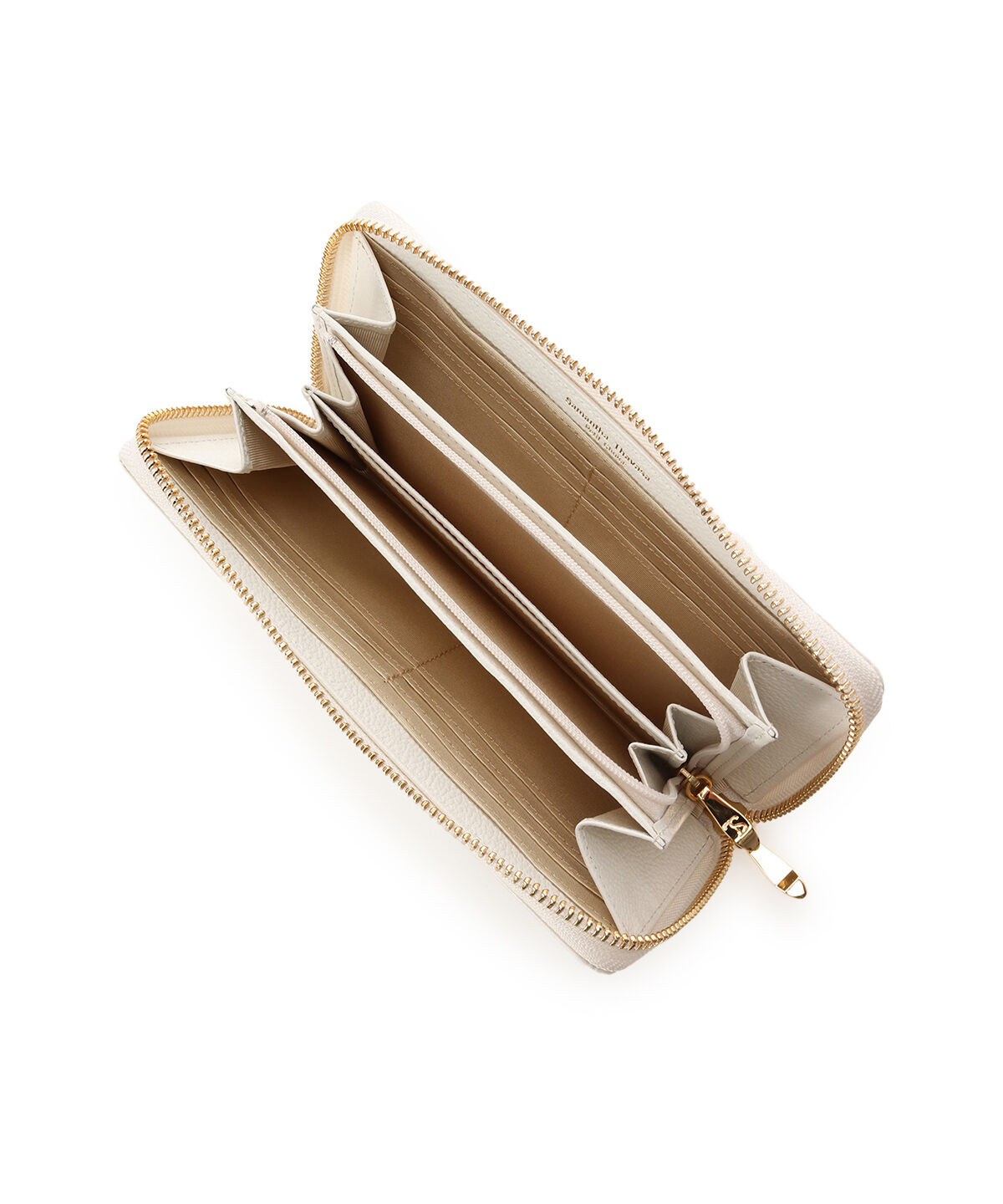 Samantha Thavasa Petit Choice「フラワーアーチ ラウンドジップ長財布」|財布|