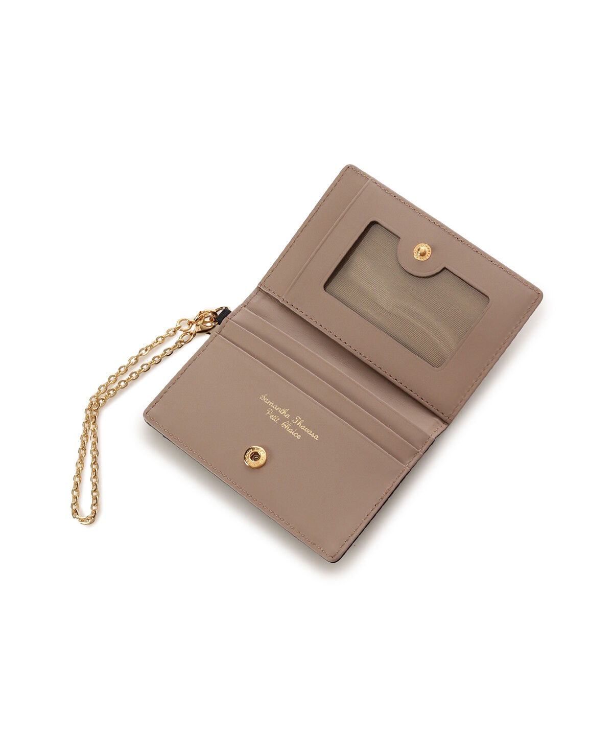 Samantha Thavasa Petit Choice「バイカラーフロントベルト　パスケース」|定期入れ|