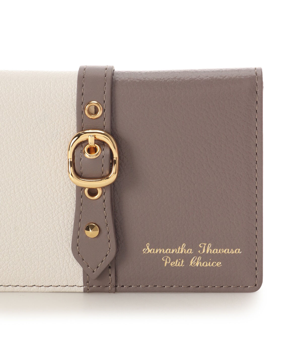 Samantha Thavasa Petit Choice「バイカラーフロントベルト　パスケース」|定期入れ|
