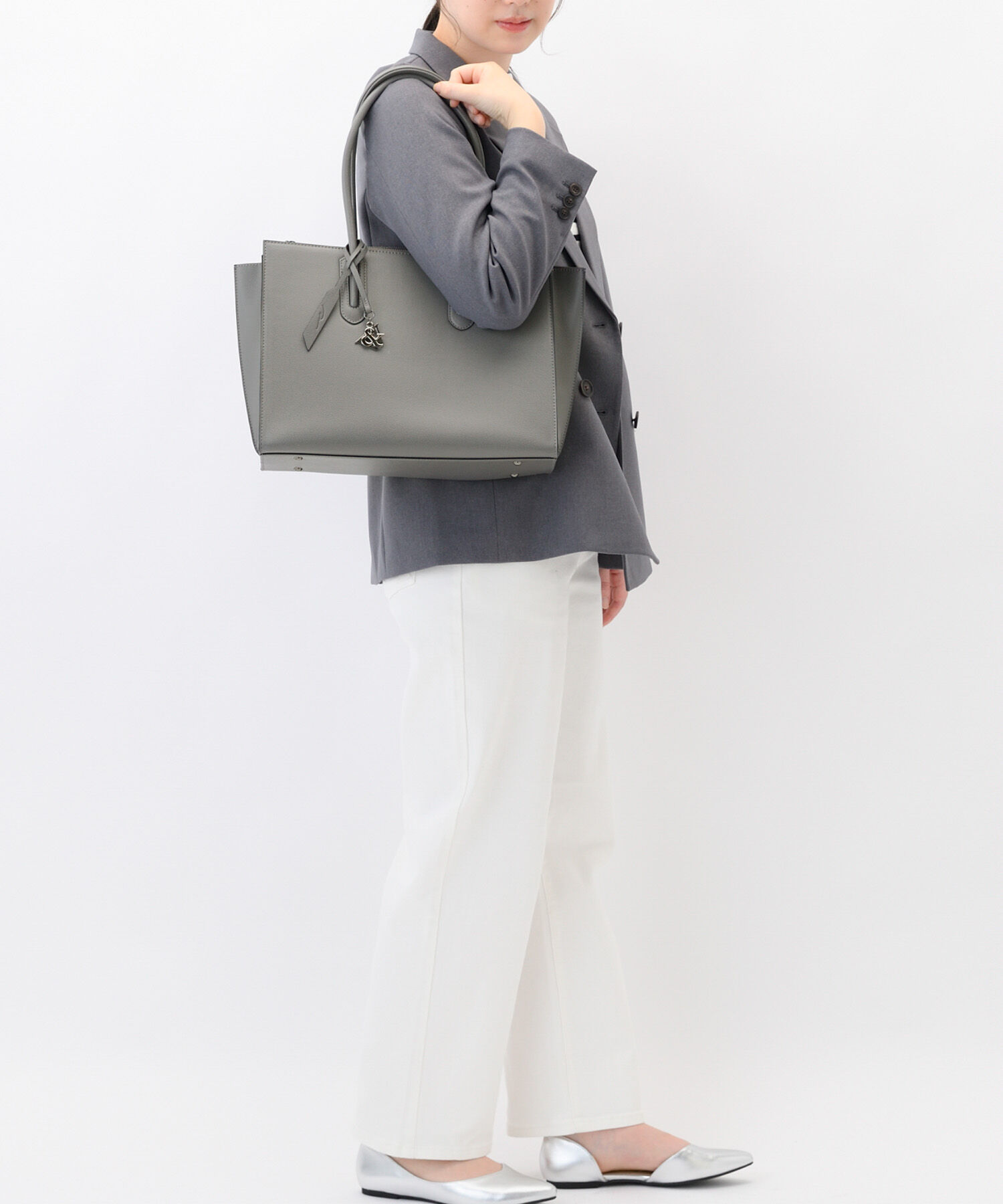 W&.Day/Night「トートバッグ ビジネス きれいめ W&.Day/Night スムーク トートバッグ A4サイズ 19192」|トートバッグ|