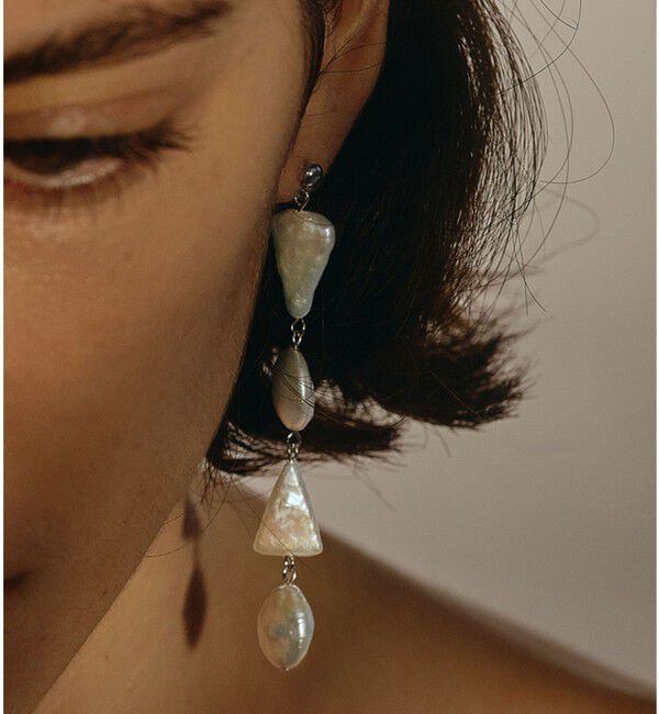 UNITED ARROWS「＜IRIS 47＞MOZAIC PRL ピアス」|ピアス|