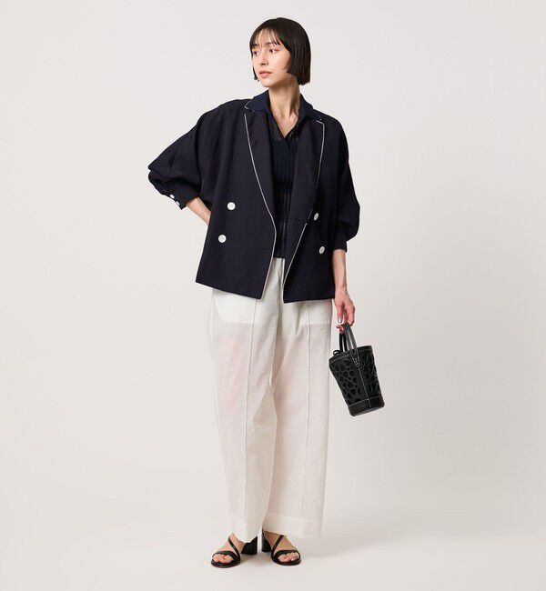 UNITED ARROWS「シアー レイヤード パンツ」|その他|