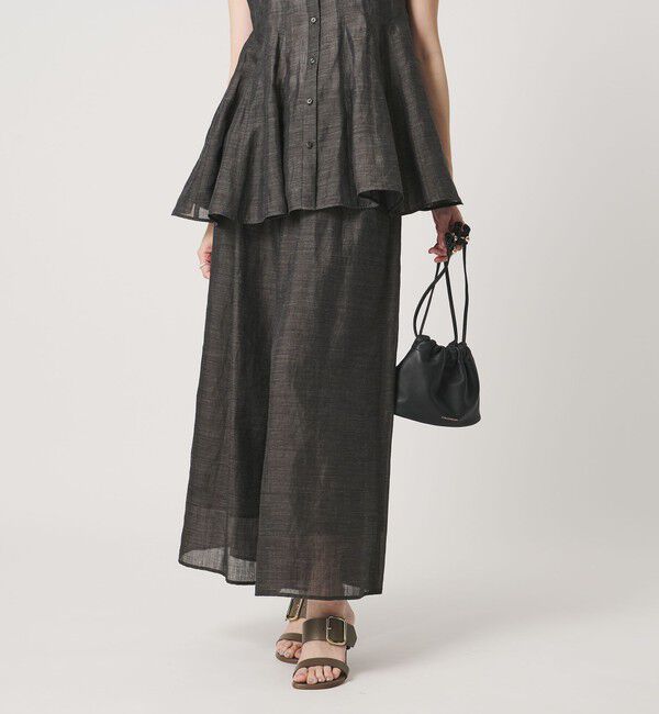 UNITED ARROWS「ギャザー フレアパンツ  ‐ウォッシャブル‐」|その他|