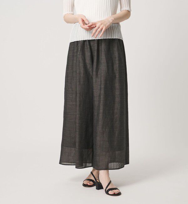 UNITED ARROWS「ギャザー フレアパンツ  ‐ウォッシャブル‐」|その他|