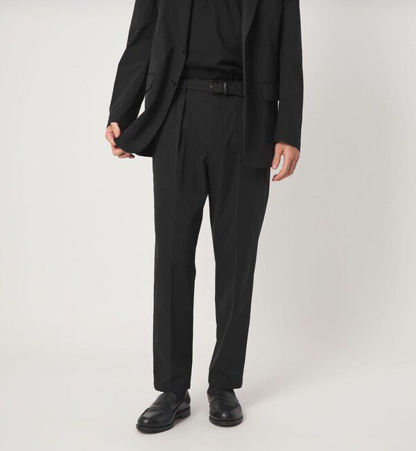UNITED ARROWS green label relaxing「A+ PERTEX UNLIMITED コットンライク リラックス 1プリーツ スラックス セットアップパンツ -ウォッシャブ」|スラックス|