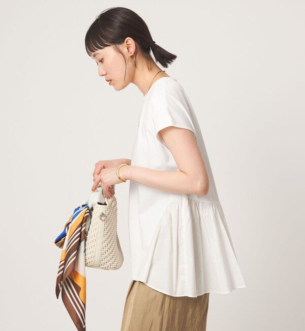 UNITED ARROWS green label relaxing「エアリー ボリューム カットソー 接触冷感」|Tシャツ・カットソー|