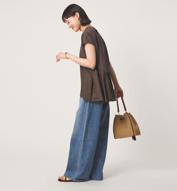 UNITED ARROWS green label relaxing「エアリー ボリューム カットソー 接触冷感」|Tシャツ・カットソー|