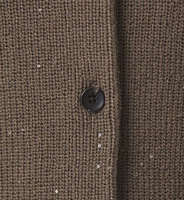 UNITED ARROWS green label relaxing「スパンコール ニット ボタン ベスト」|ベスト・ジレ|